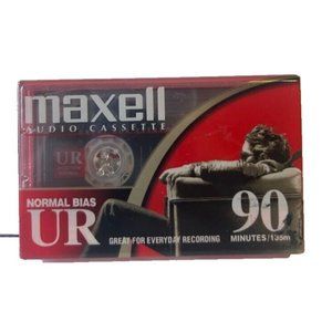 Maxell UR-90 Normal-Bias Cassette Tape - NEW & Sealed